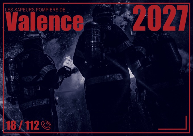 Calendrier de sapeurs-pompiers — thème Valence